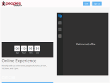 Tablet Screenshot of peopleschurch.churchonline.org