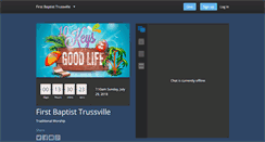 Desktop Screenshot of livefbctrussvilleorg.churchonline.org