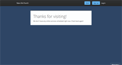 Desktop Screenshot of newlifesd.churchonline.org