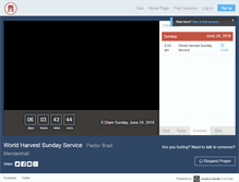 Tablet Screenshot of harvestenid.churchonline.org