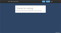 Desktop Screenshot of mountparanchurch.churchonline.org