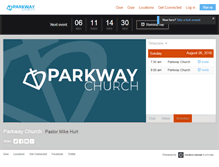 Tablet Screenshot of parkwayvictoria.churchonline.org