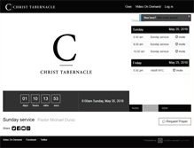 Tablet Screenshot of christtab.churchonline.org