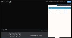 Desktop Screenshot of gtlive.churchonline.org