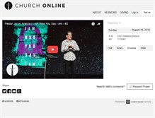 Tablet Screenshot of osc.churchonline.org