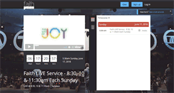 Desktop Screenshot of faithishere.churchonline.org
