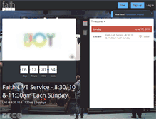 Tablet Screenshot of faithishere.churchonline.org