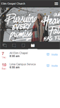 Mobile Screenshot of elimgospelchurch.churchonline.org